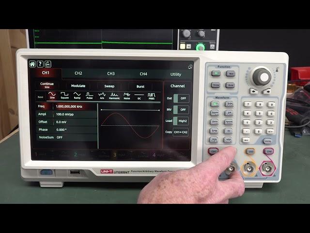 Uni-T 500MHz 4CH ARB Signal Generator Unboxing