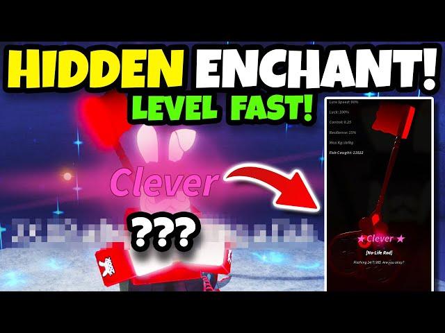 The NEW BEST LEVELING ENCHANT In FISCH Roblox!