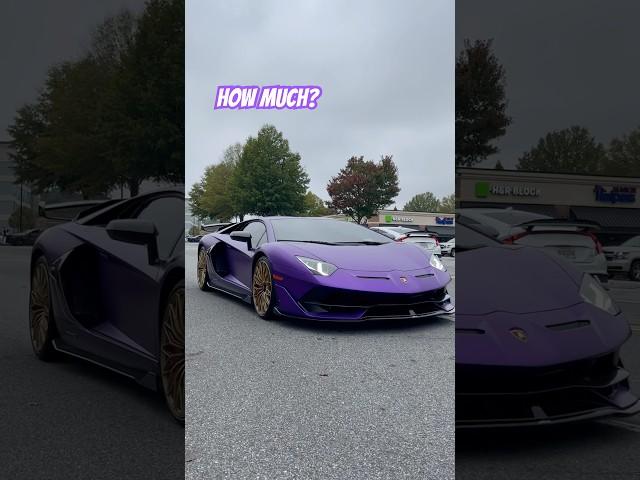 Guess How Much This 1 of 1 Lamborghini Worth?.. #subscribe #like #comment