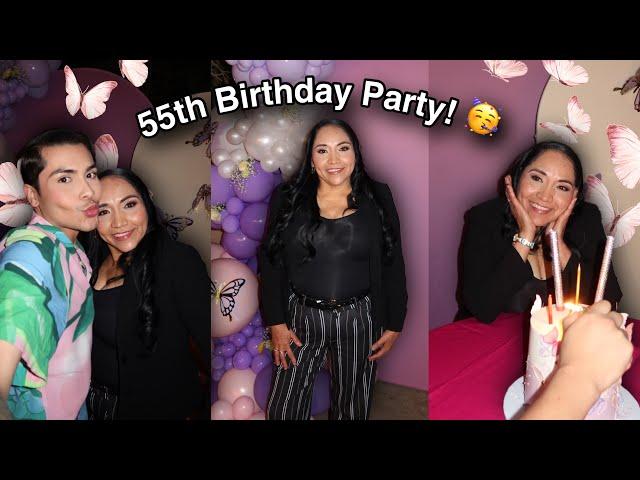 My Mom's 55th Birthday SURPRISE PARTY!!! **she cried**