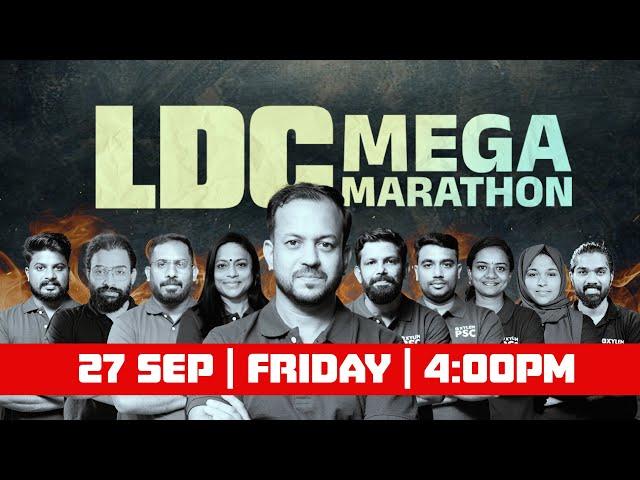 LDC MEGA MARATHON - STAGE 5 | LDC KOZHIKODE, KOTTAYAM | XYLEM PSC