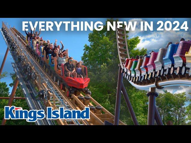 What's New at Kings Island in 2024 | New Roller Coaster, Ride Upgrades, & More!