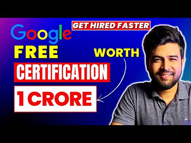 Free Google Career Certificate Courses  (Worth 1 CRORE) | Paras Thakur