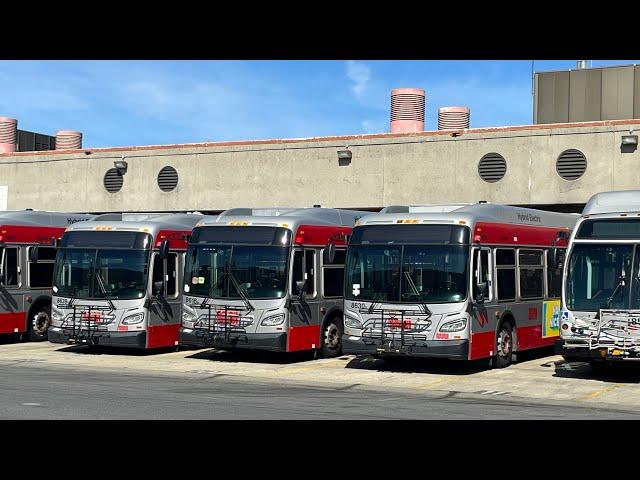 ⁴ᴷ Transit Vlog EP05 | Riding SF MUNI to Woods Division | October 15th, 2023