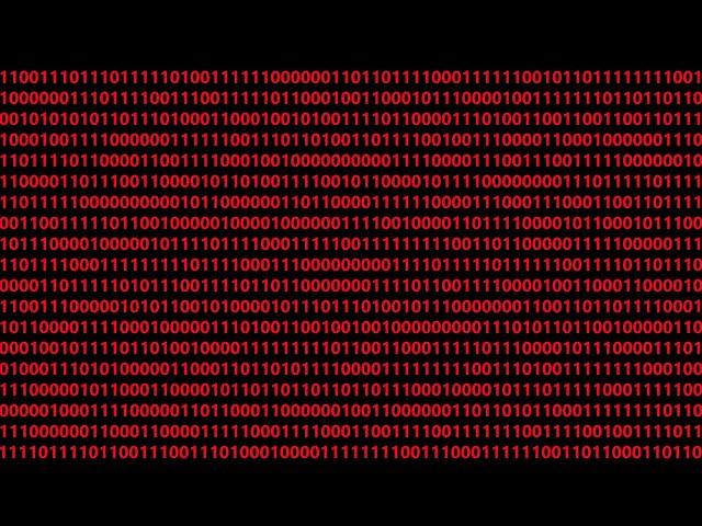 binary full screen red |Binary Code 1080 p | binary background | after effect background