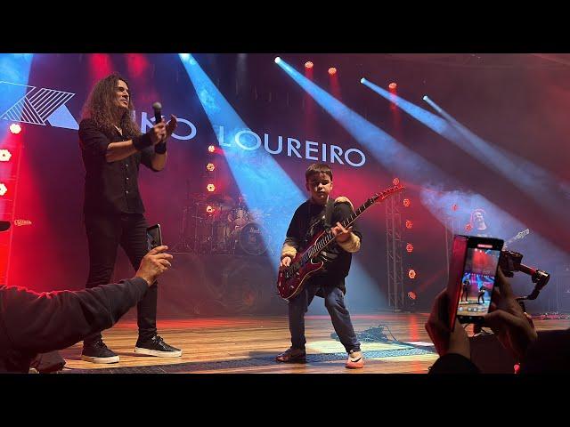 Kiko Loureiro chama garoto pra tocar - Show Brazilian Tour 2024 Curitiba