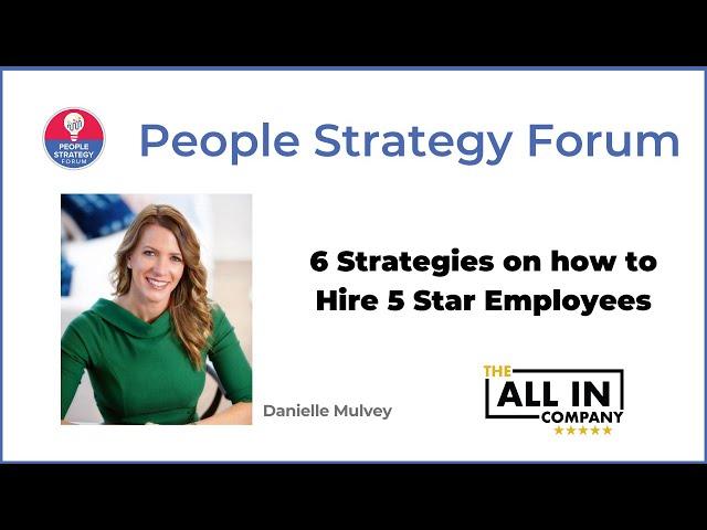 PSF EP 114:  6 Strategies on how to hire 5 star employees