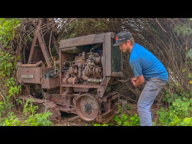 Cleveland bucket wheel trencher sitting 50 years - WILL it START?