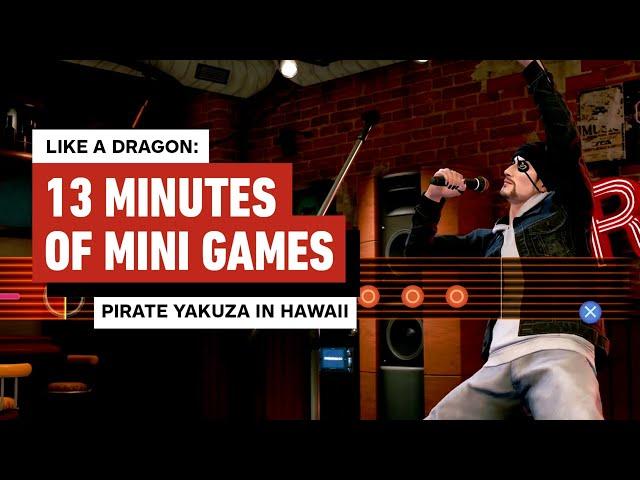 Like a Dragon: Pirate Yakuza in Hawaii | 13 Minutes of Karaoke & Dragon Kart Mini-Games