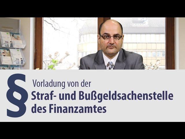 Vorladung | Straf- und Bußgeldsachenstelle | Finanzamt | Verteidigung