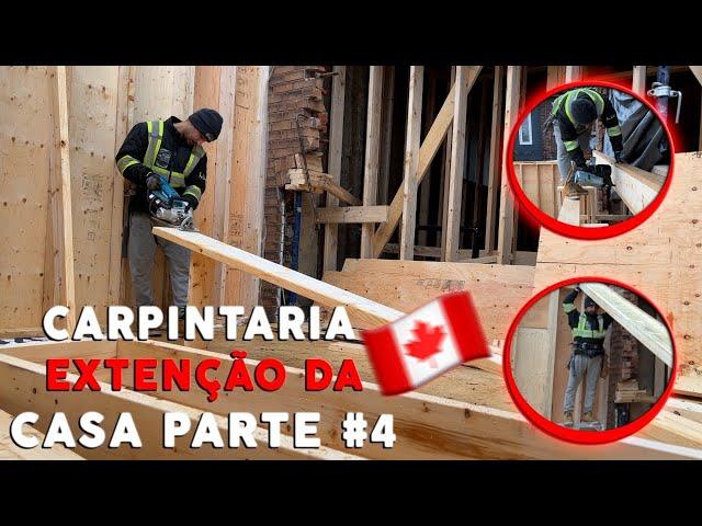 CARPINTARIA EXTENCÃO DA CASA PARTE #4