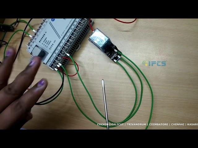 Simple relay logic concept about Programmable Logic Controller I/O Wiring | IPCS Automation Training