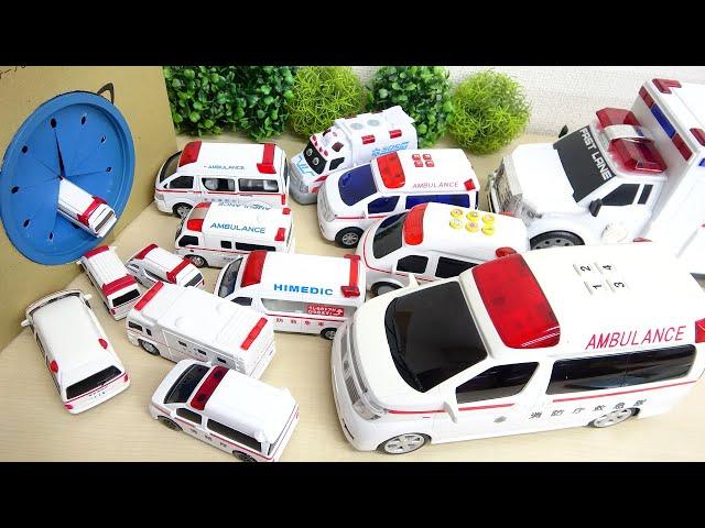 Ambulance Run and Ultra Monster Work Car Toys