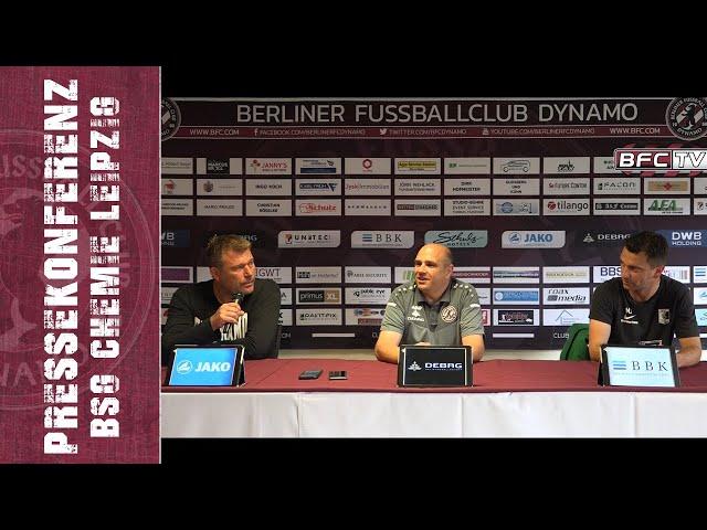 10.Spieltag - Regionalliga Nordost - BFC Dynamo - BSG Chemie Leipzig 2:0 - 12.09.2021 - PK