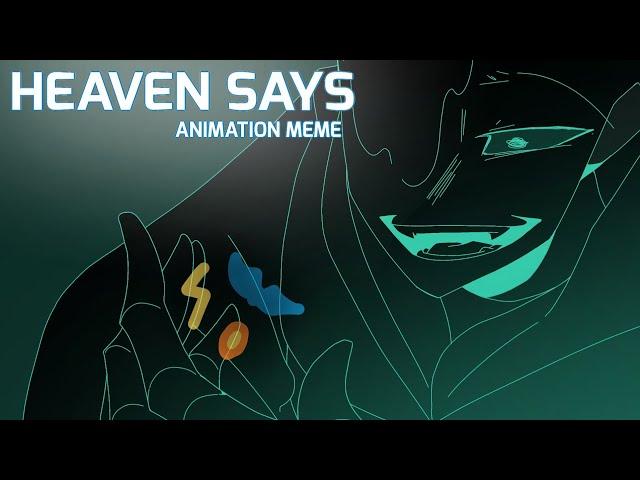 HEAVEN SAYS animation meme || Nightmare sans X Dangertale AU