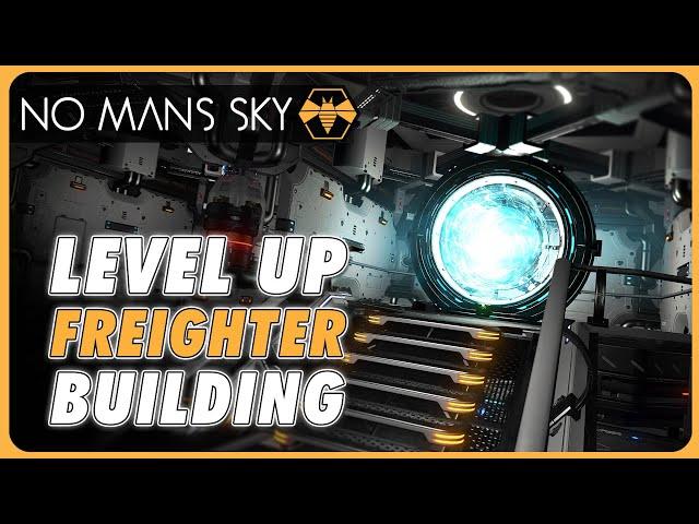 No Man's Sky | Freighter Glitch Building Techniques - Raised Floors & Merged Stairs