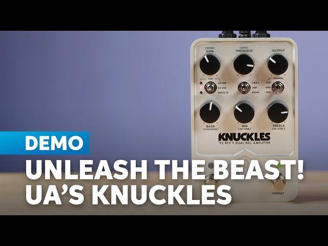 Universal Audio’s UAFX Knuckles '92 Rev F Dual Rec Amplifier Pedal