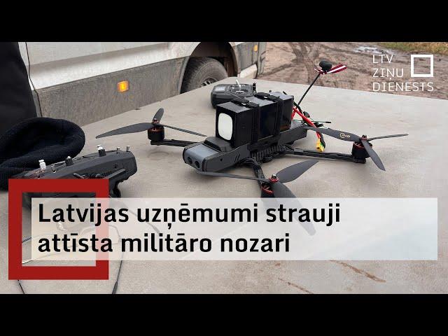 Latvijas uzņēmums piedāvā Ukrainai dronus, kurus ienaidniekam pārtvert ir teju neiespējami