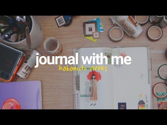 journal with me  how i set up spreads in my hobonichi weeks