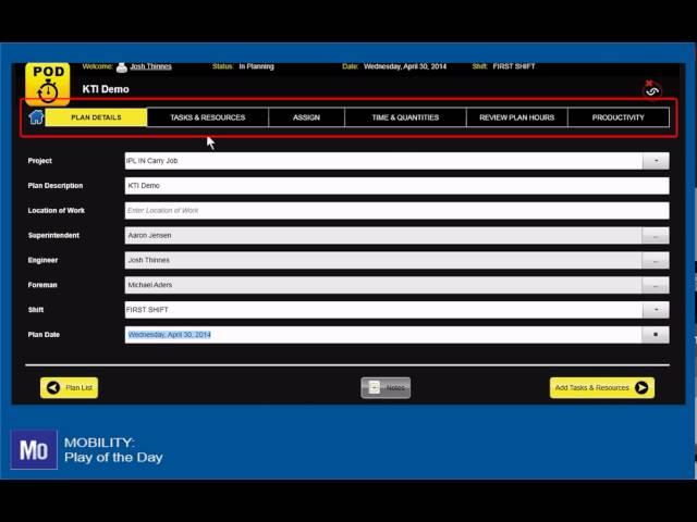 InEight Mobility Apps Demonstration