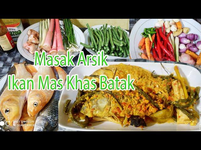 Masak Arsik Ikan Mas Khas Batak || Resep Ikan Mas Arsik Bumbu Lengkap yang Sederhana