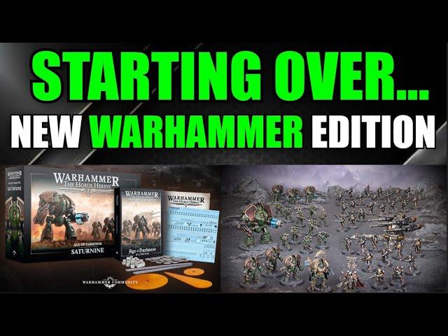 Games Workshop Making a HUGE MISTAKE... New Warhammer Edition Announced Age of Darkness Saturnine