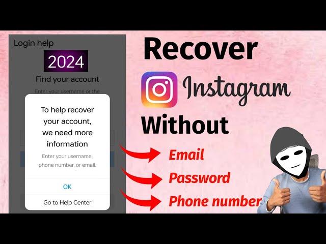 How to Recover Instagram account without Email and Phone number 2025 | instagram hack recover 2025