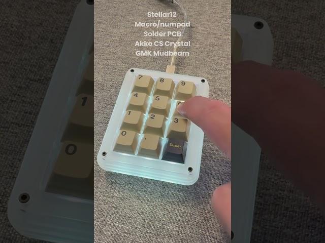 Stellar12 Numpad / Macropad sound test!