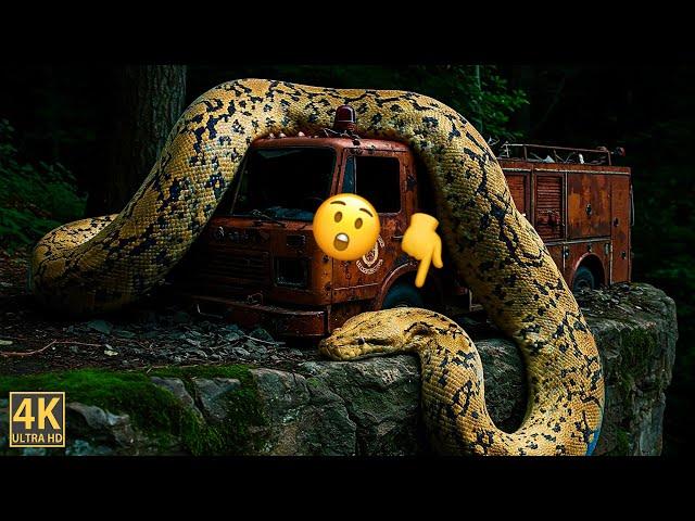 Nature Exploration | A Night at Amazon Jungle | Python and Firetruck #trending #wildlife