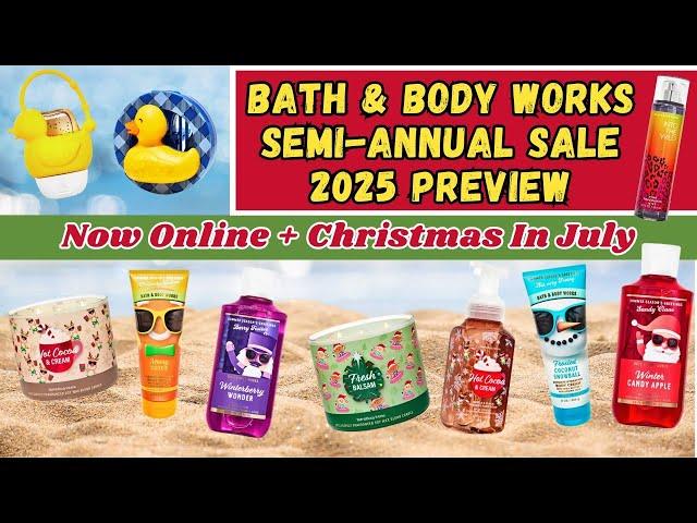 Bath & Body Works Semi-Annual Sale Now Online + Christmas In July