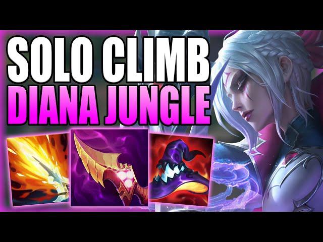 HOW TO PLAY DIANA JUNGLE & CLIMB THE SOLO Q LADDER FASTER! - Gameplay Guide League of Legends