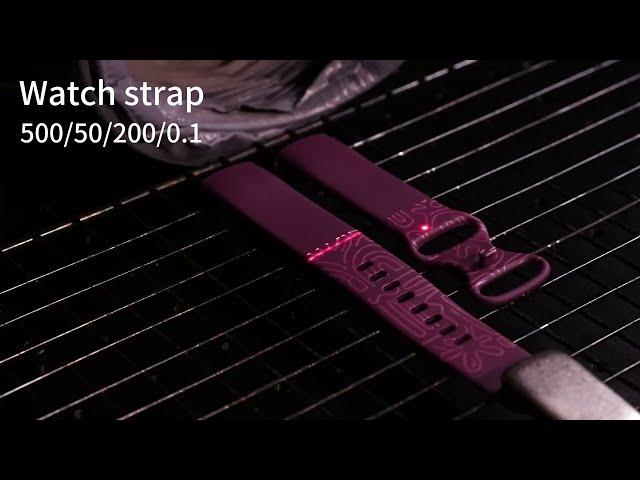 How to engrave on a watch strap using the ComMarker B4 30w fiber laser#laserengraving #laser