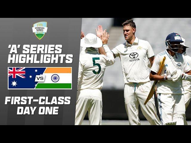 Australia A v India A | First-class match two | Day 1