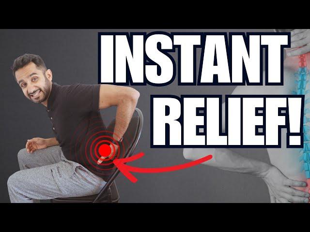 Back Pain with Sitting? Do THIS daily! (1 Tip + 1 Exercise)