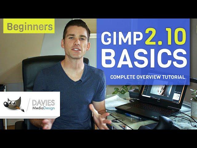 GIMP 2.10 Basics: COMPLETE Overview for Beginners | Free 2 Hour GIMP Course