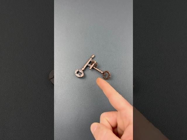 كيفية حل لغز المفتاح How to solve key puzzle #shorts #puzzle