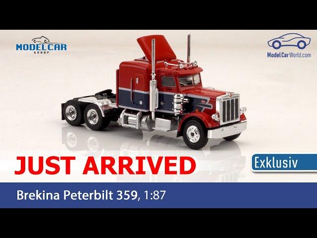 Brekina - 1:87 Just arrived Peterbilt 359 exclusive for ModelCarWorld