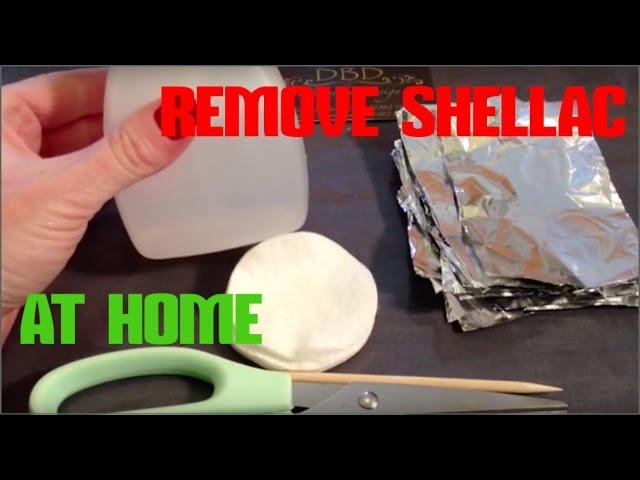 HOW TO REMOVE SHELLAC NAILS SAFELY AT HOME WITH FOIL & COTTON WOOL | REMOVE GEL POLISH AT HOME