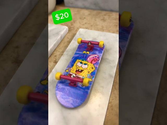 $2-$20-$80 FINGERBOARD COMPARISONS #fingerboard #lcboards #fingerboarding #skate