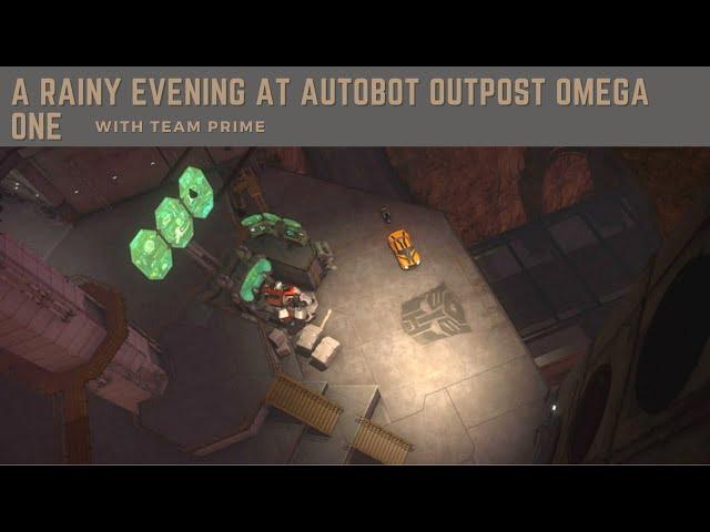 A Rainy Evening at Autobot Outpost Omega with Team Prime || Transformers: Prime Ambience [Read Desc]