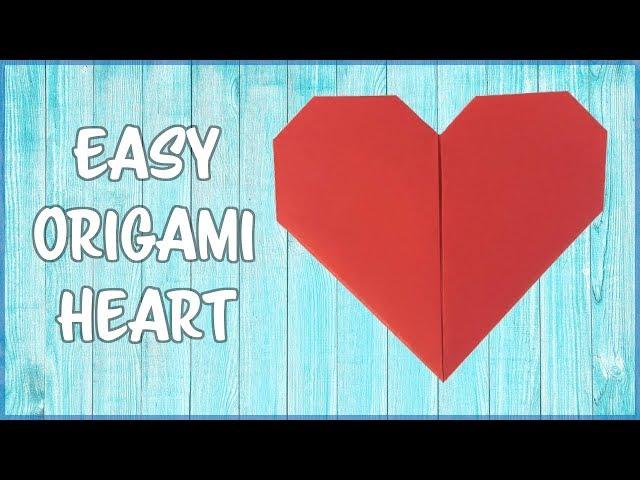 How to make an Origami Heart - Fold by fold, paper instructions! (Easy!)