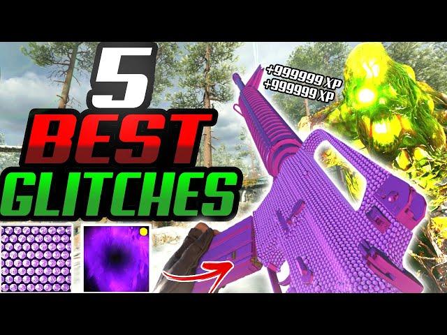 Cold War Zombies Glitches: TOP 5 BEST WORKING XP/CAMO GLITCHES! Solo Unlimited Xp (Die Maschine)