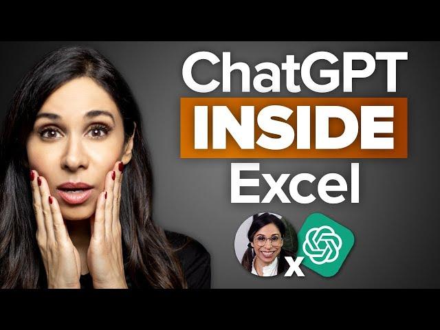 Bring ChatGPT INSIDE Excel to Solve ANY Problem Lightning FAST