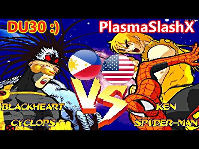 Marvel Super Heroes Vs. Street Fighter - DU30 :) vs PlasmaSlashX