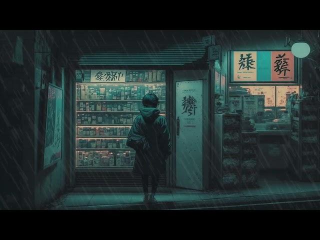 Lofi Chill - Rainy Midnight Stroll in Kyoto [hip hop beats to study/relax to]