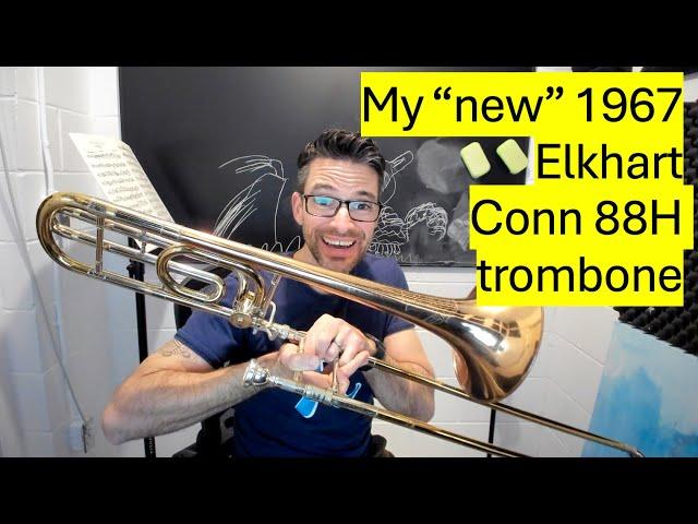 My "new" 1967 Elkhart Conn88H trombone