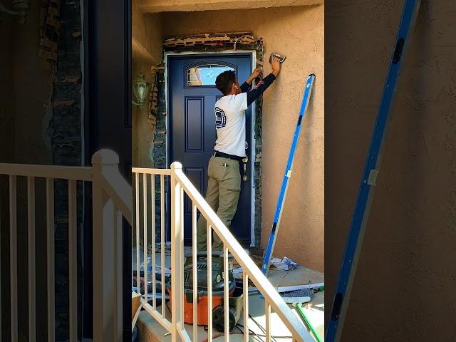 Entryway upgrade!  #entrydoors #custommade #unique #secure #beautiful #getstarted #upgradetoday