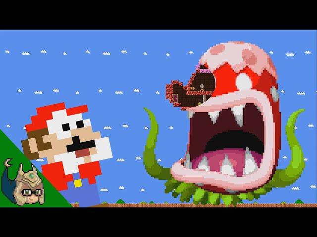 Mario vs the GIANT Mom Piranha MAZE (Mario Cartoon Animation)