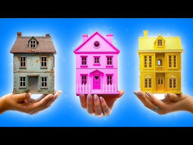 Poor vs Rich vs Super Rich Doll Crafts  Viral Doll Makeover