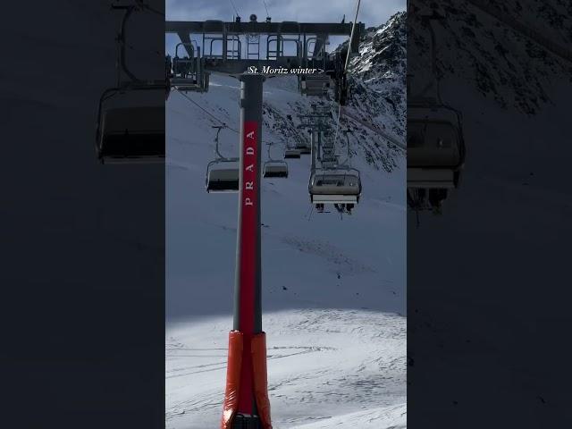St. Moritz Winter ️ #switzerland #stmoritz #luxurytravel #shorts